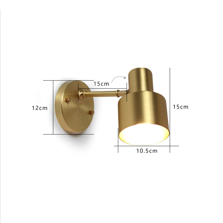 Copper Adjustable Wall Light