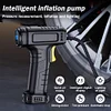 120W Tire Inflator Car Air Pump with LED Light & Digital Pressure Gauge for Car
