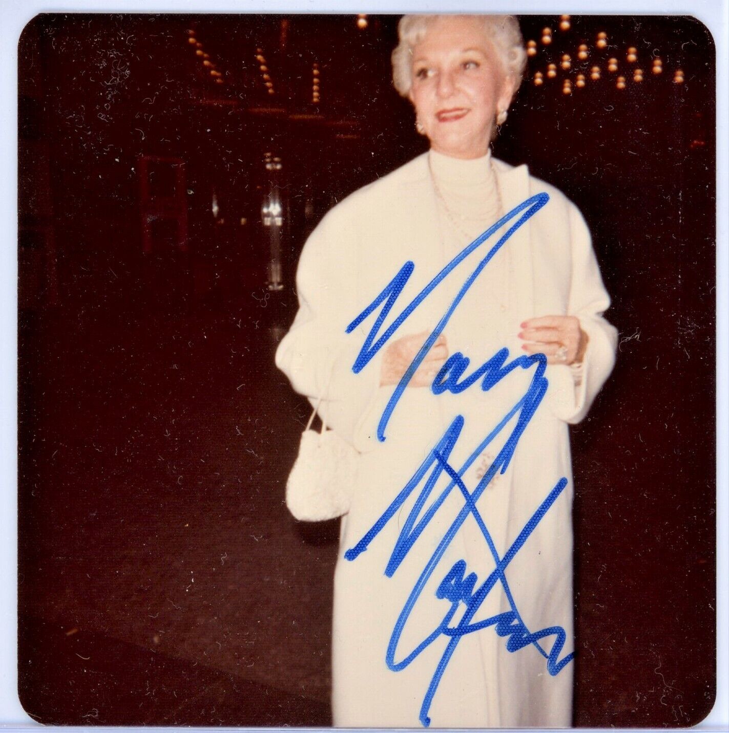 Unique MARY MARTIN In-person Signed Snapshot