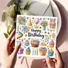 6Pcs carte de voeux d&rsquo;anniversaire-bricolage