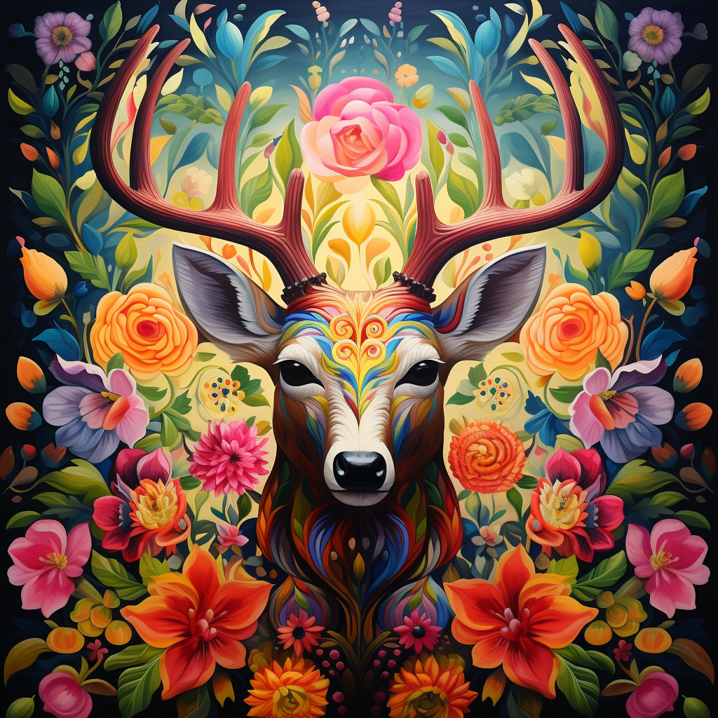 deer diamond painting