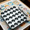 20 Grids Diamond Painting Storage Rack 3D Printing Diamond Painting Storage Container Large Capacity Leak-proof for Boys Girls Adults Students Home Office Leisure (Silver)