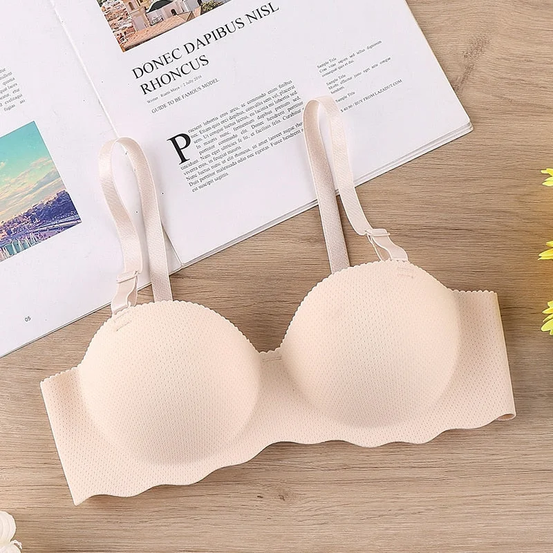 Meet'r Fashion Sexy Bras Lingerie for Women Push Up Lingerie Seamless Bralette Wire Free Brassiere Female Underwear Intimates