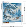 Diamond Painting - Full Round Drill - Snow Scene(Canvas|40*40cm)
