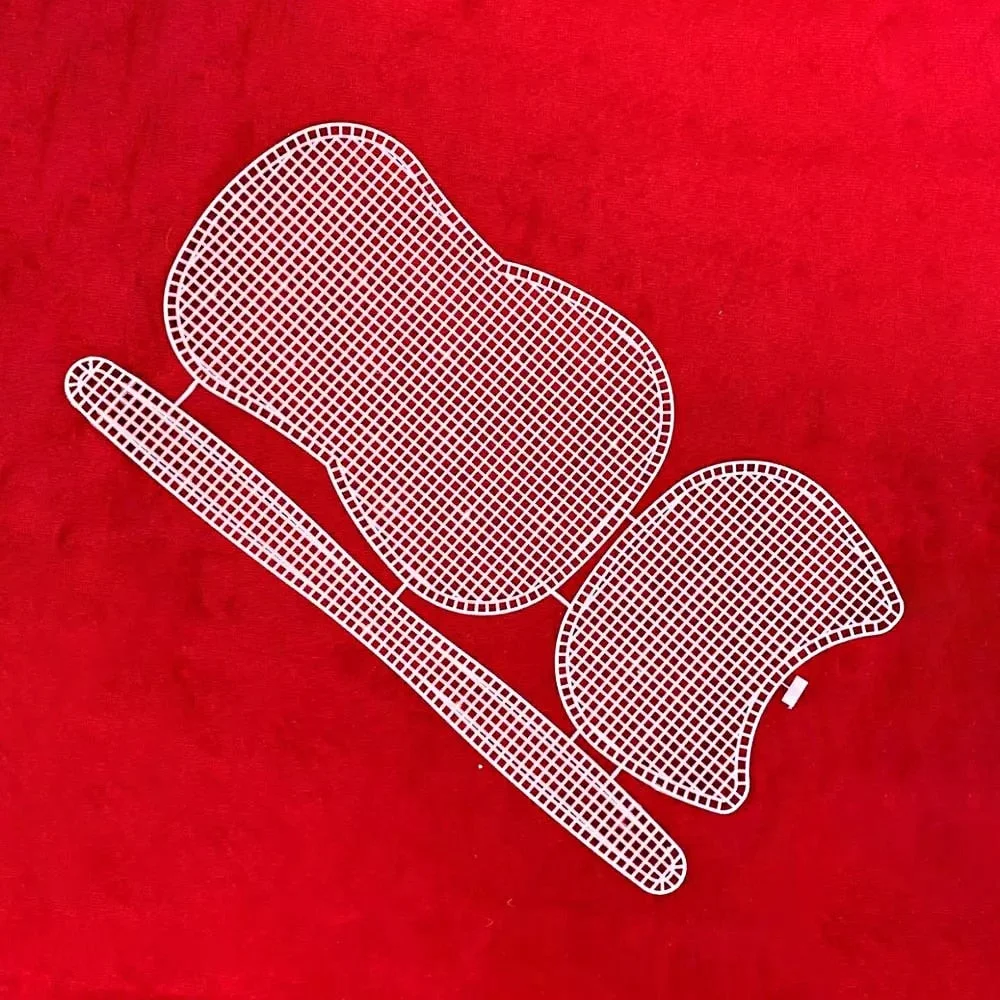 Mesh Knitting Lining Weaving Plastic Mesh Sheet Accessories Wool Yarn Velvet Diy Hook Bag Trim Tools Easy Knit Helper