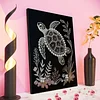 Kits d&rsquo;art DIY en diamant perle de mer avec cadre 30x40cm pour adultes