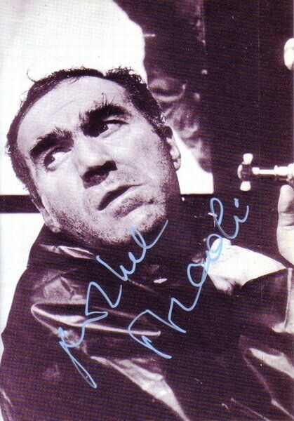 Michel Piccoli 1925-2020 genuine autograph 6x8