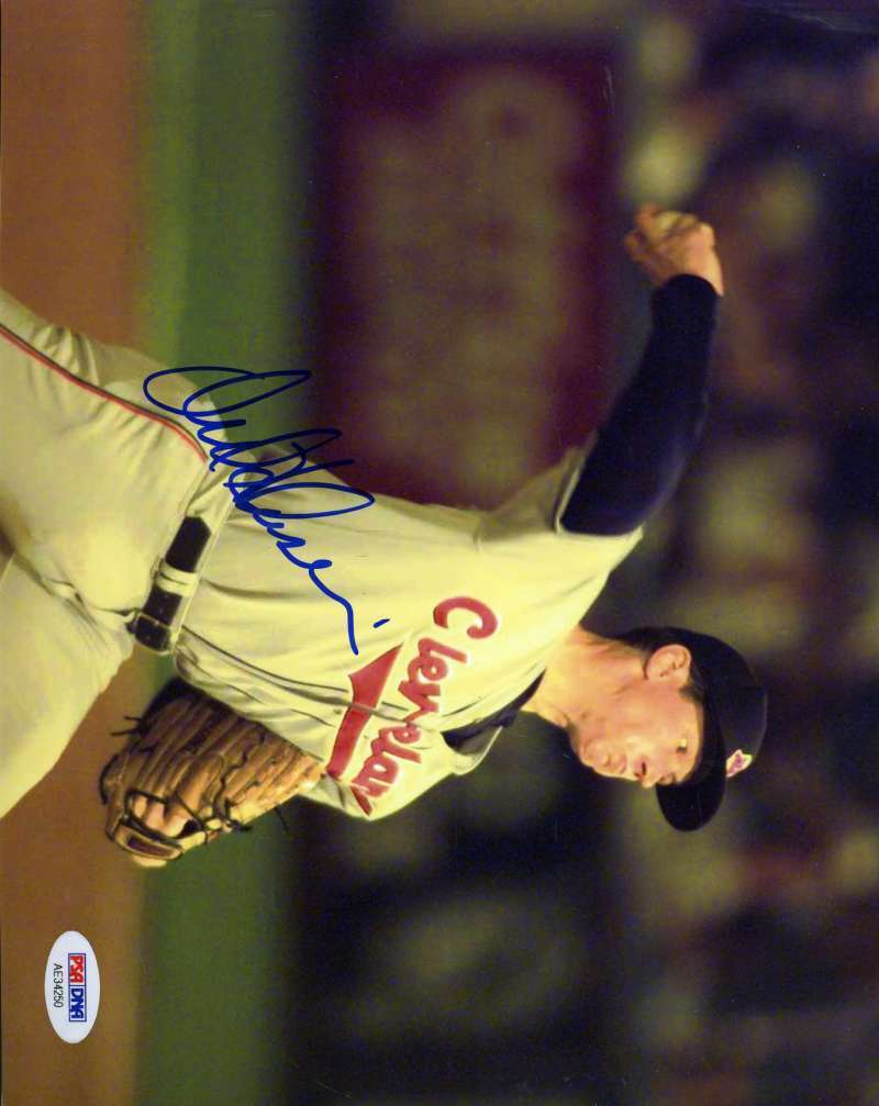 Orel Hershiser Psa Dna Coa Autographed 8x10 Photo Poster painting Hand Signed Authentic Indians