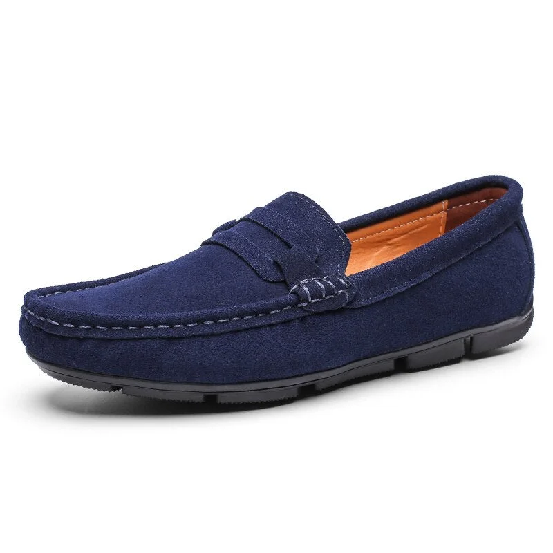 Men Casual Shoes Handmade Mens Shoes Cow Suede Leather Loafers Moccasins Slip On Male Flats Male Driving Shoes Sneakers Men