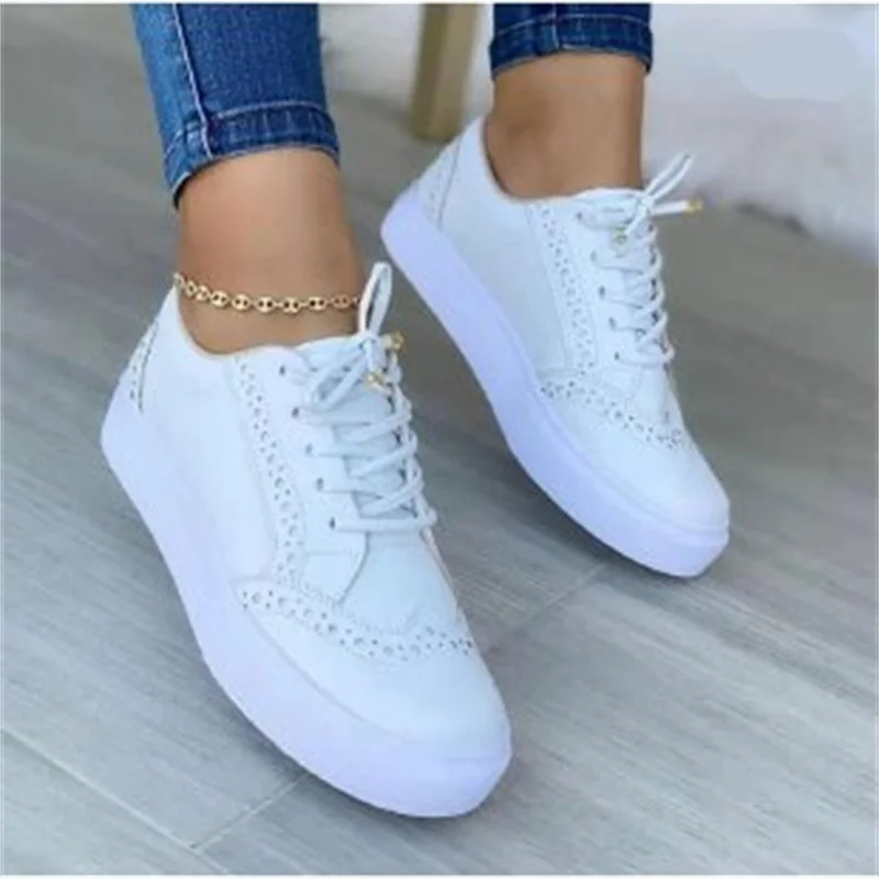 Breakj Breakj 2025 Spring And Summer New Lace Single Shoes Comfortable Casual Women's Shoes Round Head Flat Solid Single Shoes Women