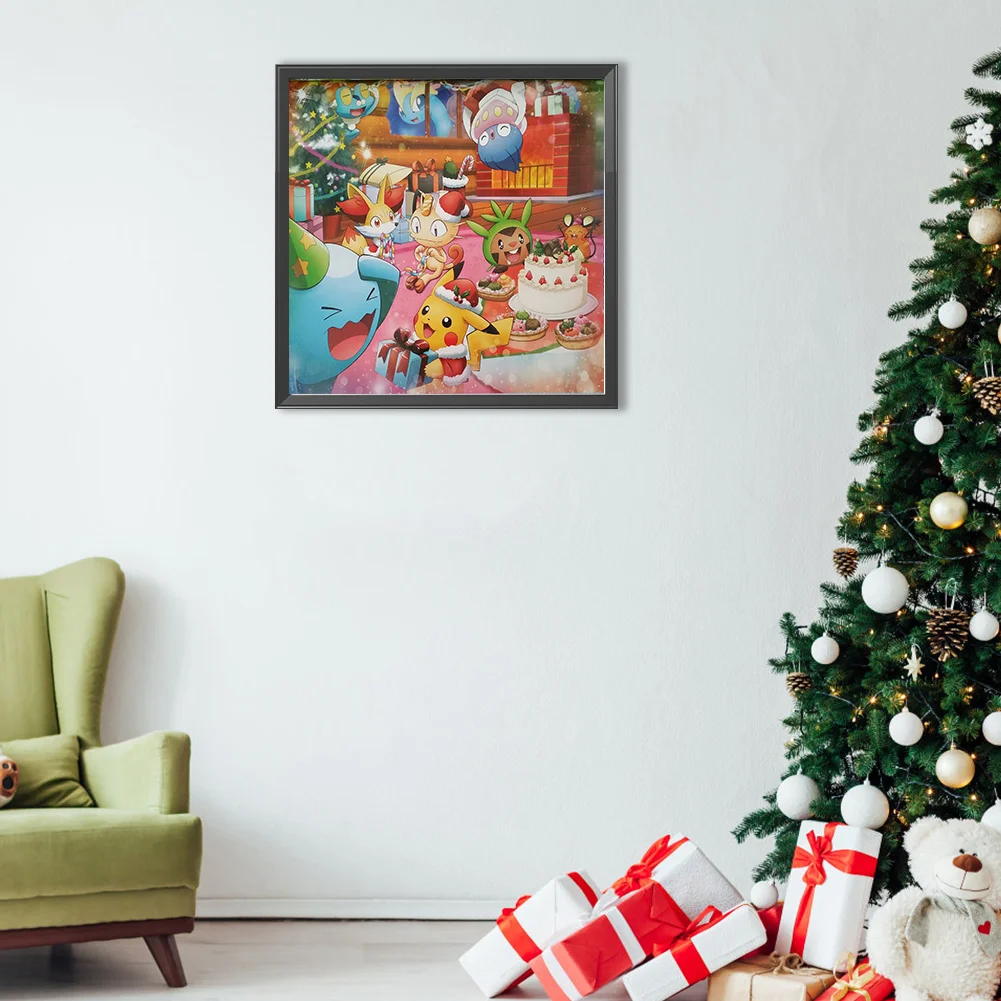 Diamond Painting - Full Round Drill - Pikachu(Canvas|40*40cm)