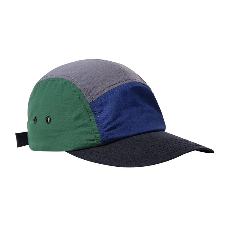 Summer Spring Men 5panles adjustable sports hat Outdoor camping mountaining hats Soft Breathable Patchwork Baseball caps