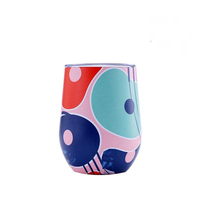 Coffee Cups-Creative Geometry-Colorful Abstract Pattern