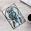 (US Local)DIY Special Shaped Owl Dreamcatcher 50 Pages Diamond Painting Notebook Kit