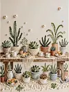DIY Pearl Painting - Handmade Self - Adhesive Pearls - Potted plant