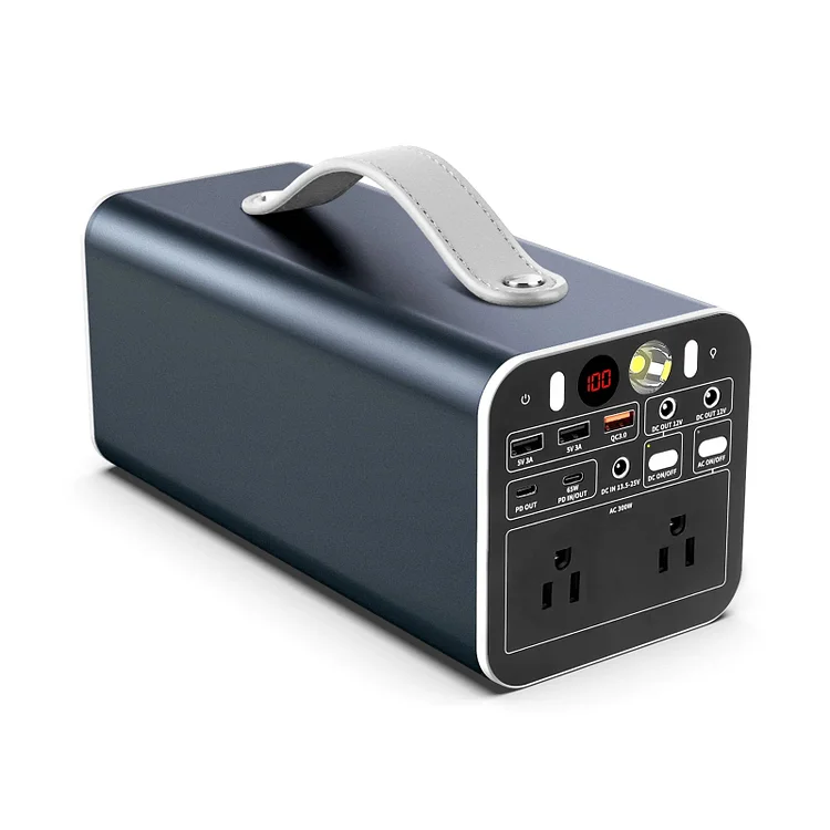 300W Portable Power Station,Innopower 81000mAh Laptop Power Bank with 300W AC Outlet, Dual Way 65W PD/USB-C Port, LED Flashlight, for Outdoor Camping, Home Backup, Emergency, RV, off-Grid