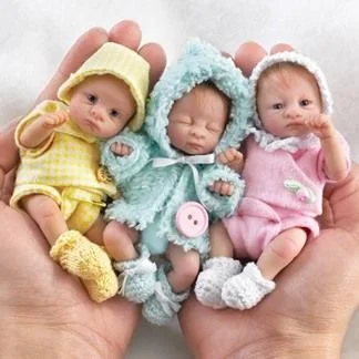 5'' SoftTouch Lifelike Triplets Anne Angel Adler Reborn Baby Doll Girl Boy