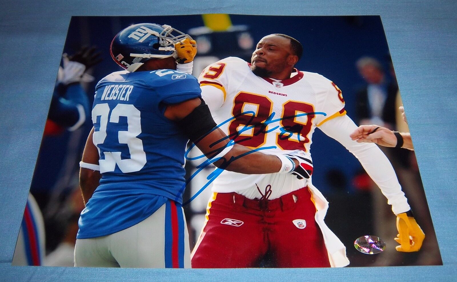 Washington Redskins Santana Moss Signed Autographed 8x10 Photo Poster painting Miami C