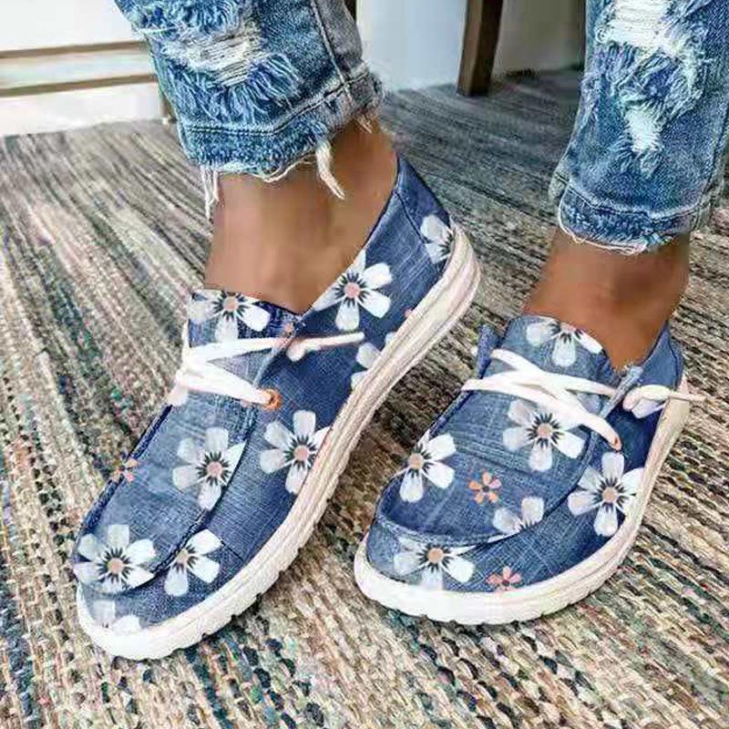 Mature Women Large Size New Canvas Shoes