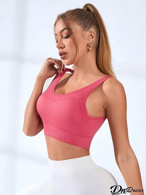 Round Neck Active Bra