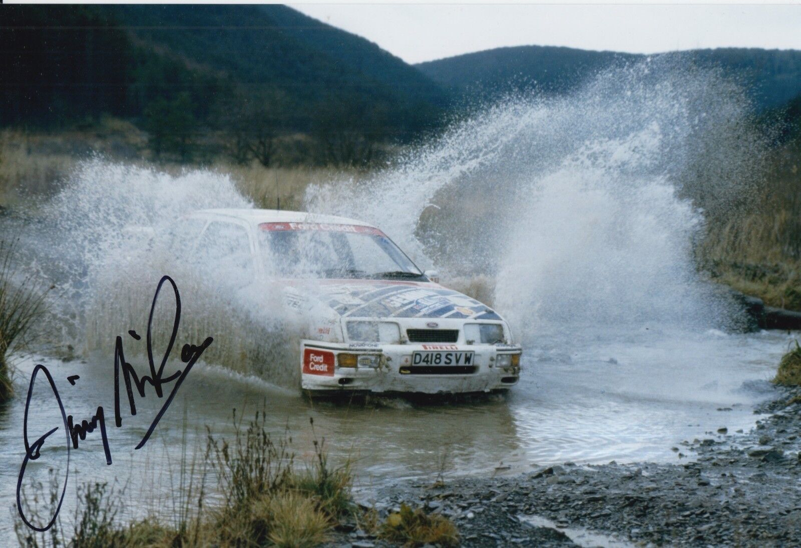 Jimmy McRae Hand Signed 12x8 Photo Poster painting Rally.