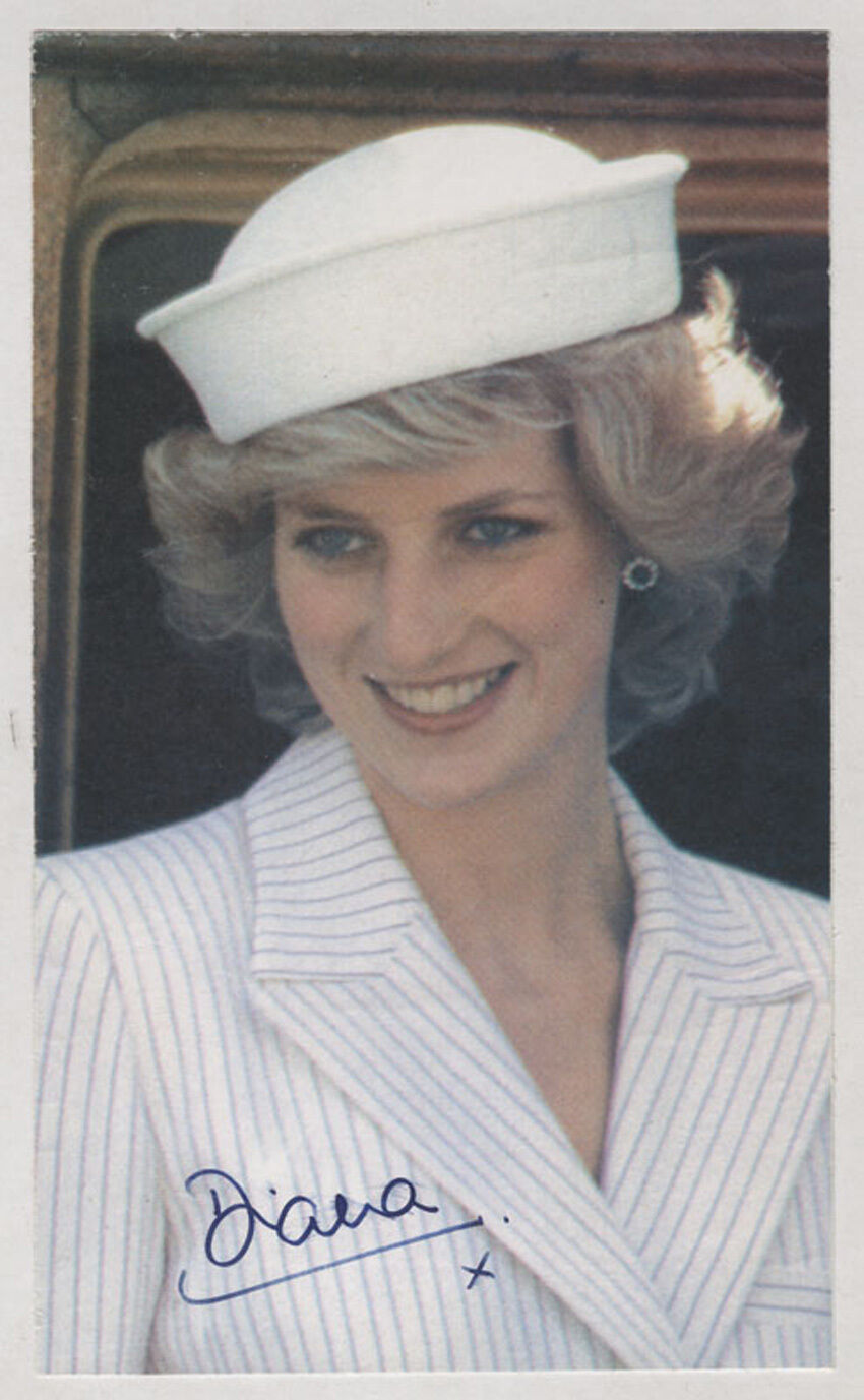 DIANA Princess Of Wales Autographed Photo Poster paintinggraph - British Royalty - preprint