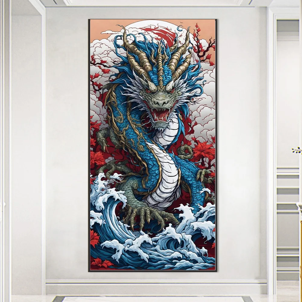 Diamond Painting - Full Round Drill - Dragon(Canvas|55*110cm)