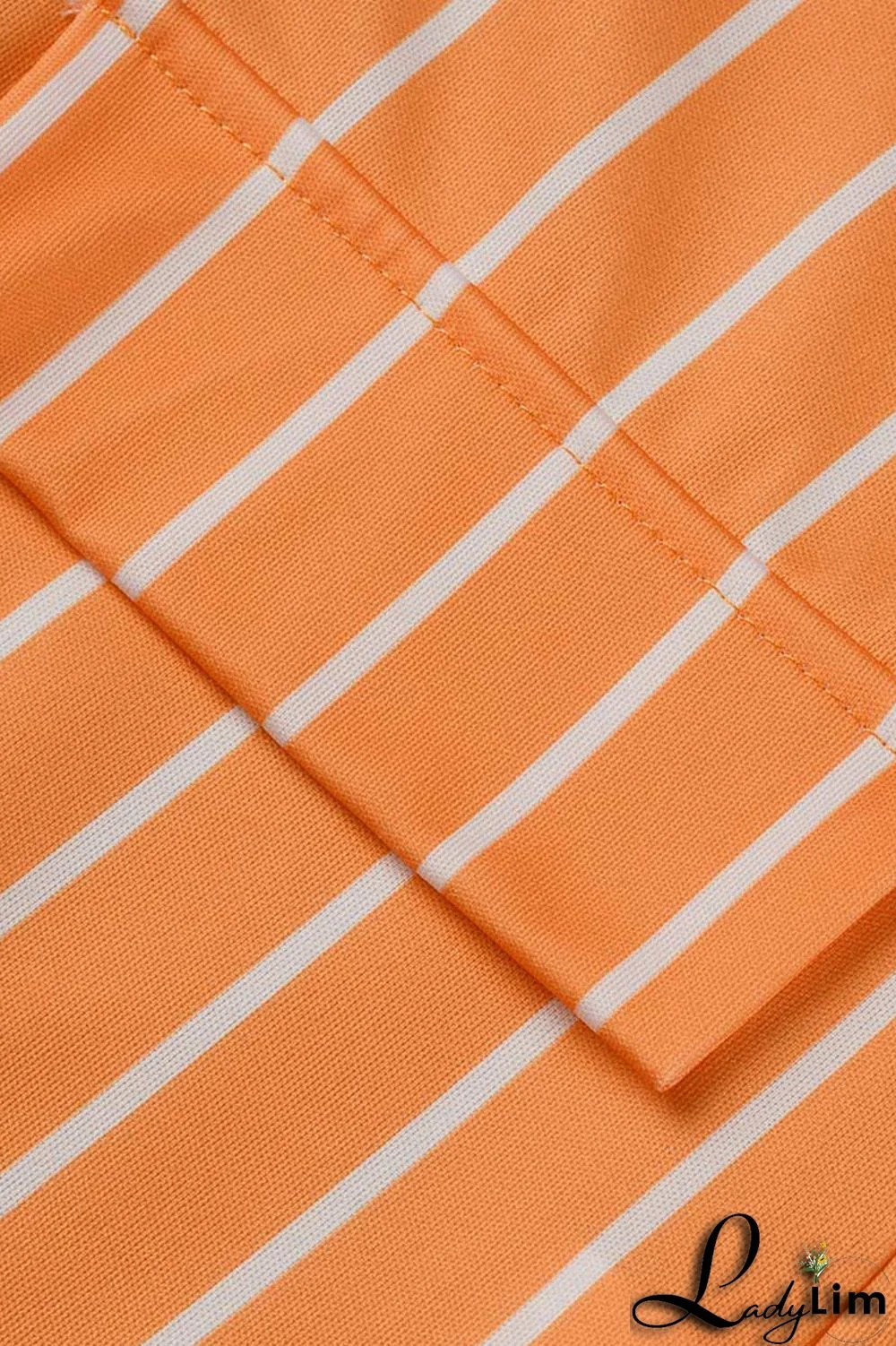 Black Fashion Casual Striped Print Patchwork Cardigan Turndown Collar Plus Size Two Pieces (Without T-shirt)