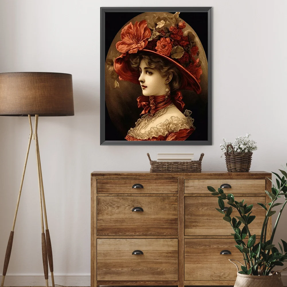 Diamond Painting - Full Round Drill - Flower Beauty(Canvas|40*50cm)