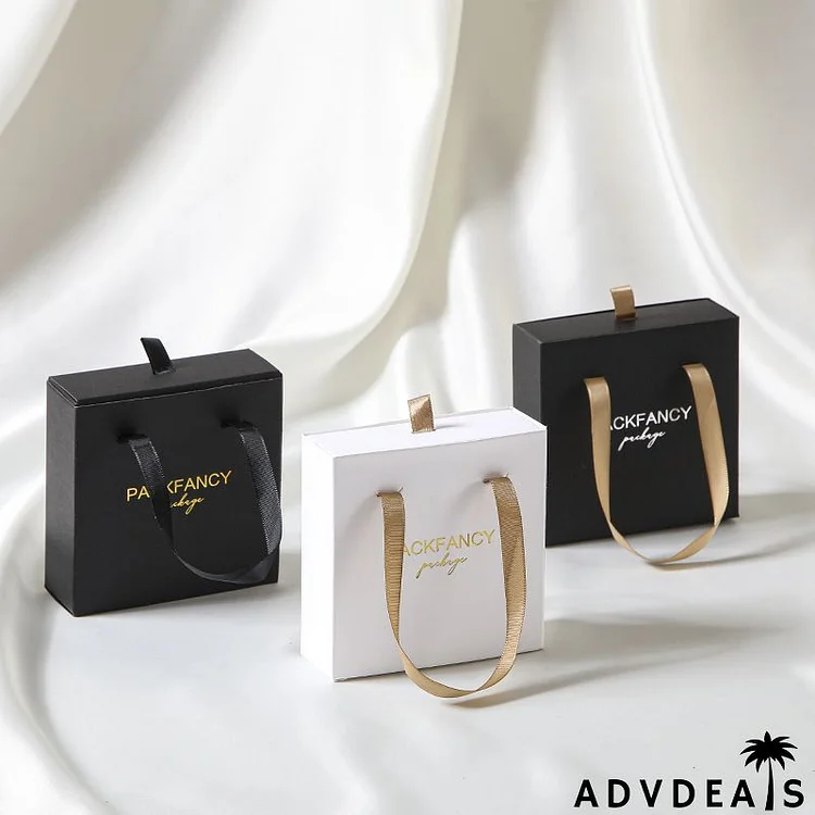 Simple Solid Color Jewelry Earrings Jewelry Packaging Box