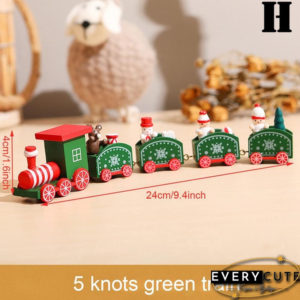 Christmas Wooden Little Train Merry Christmas Decoration For Home Christmas Ornaments New Year Gifts Xmas Decor Navidad Noel