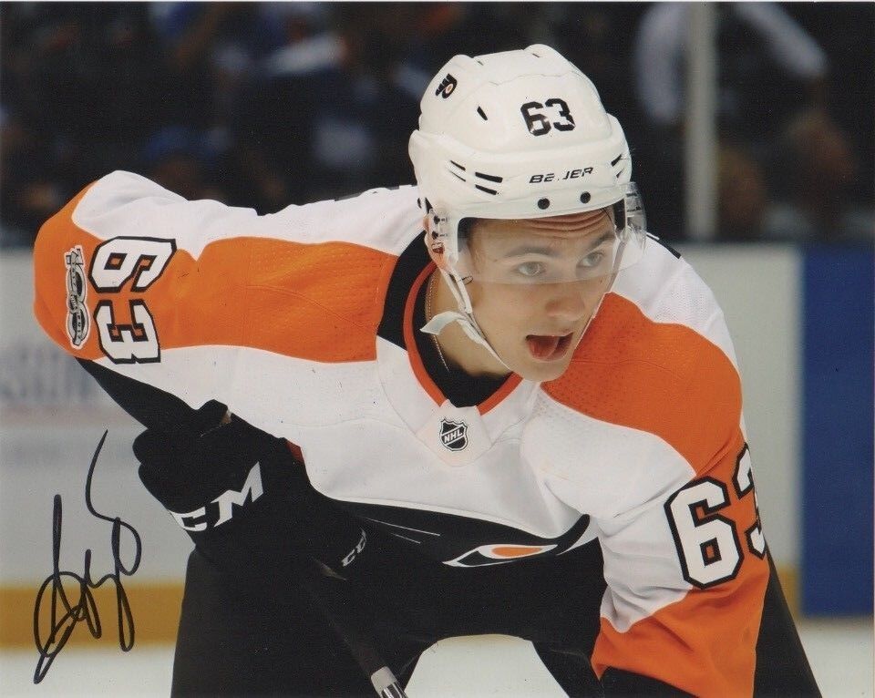 Phildelphia Flyers German Rubtsov Signed Autographed 8x10 NHL Photo Poster painting COA #2