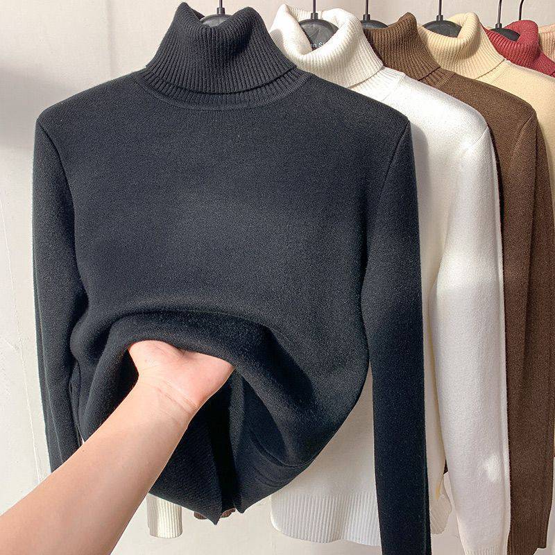 Rotimia Thick turtleneck inner warm base layer sweater