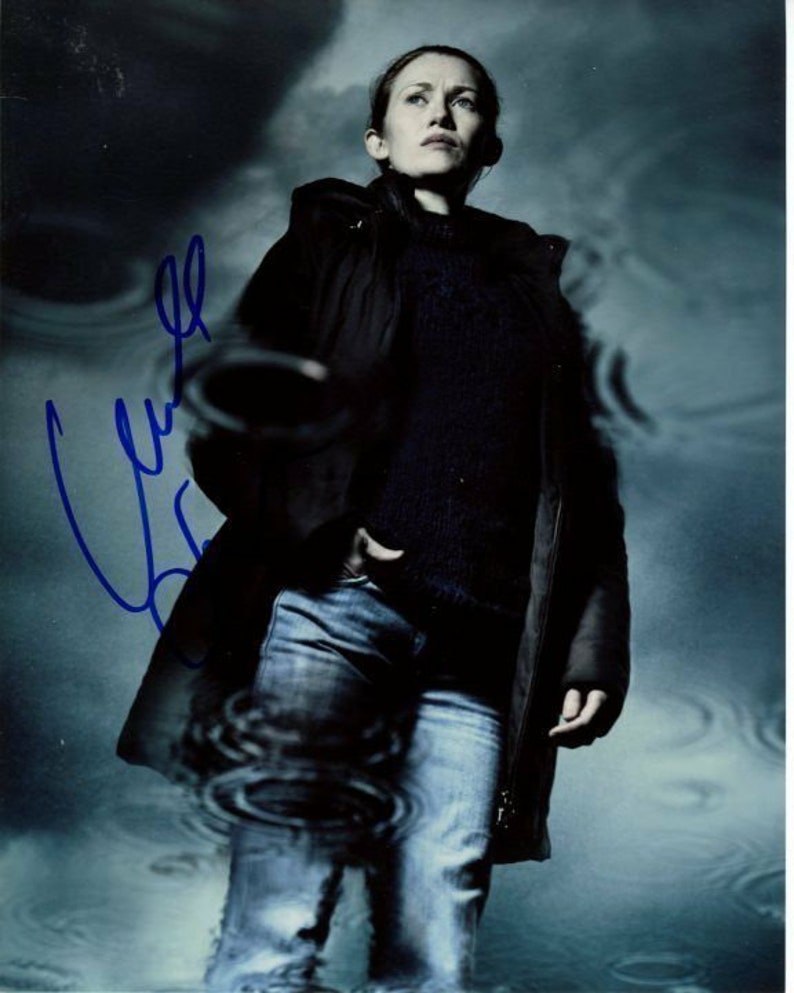 Mireille enos signed autographed the killing sarah linden Photo Poster painting