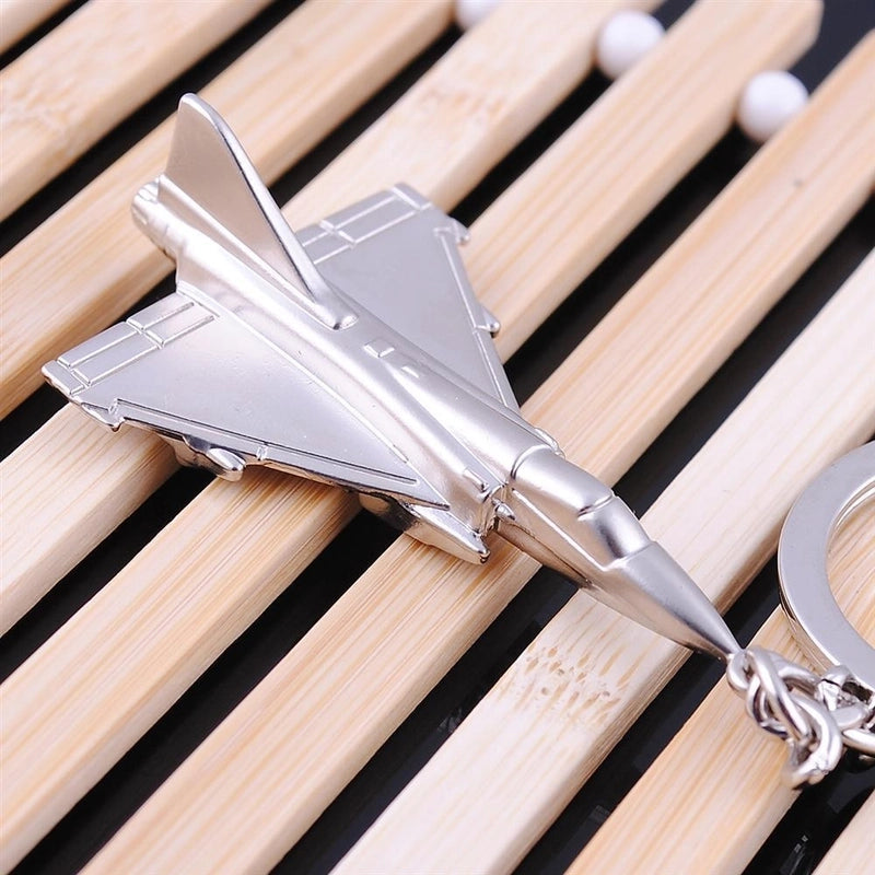 Elegant Minimalist Airplane Zinc Alloy Unisex Women’s Keychain