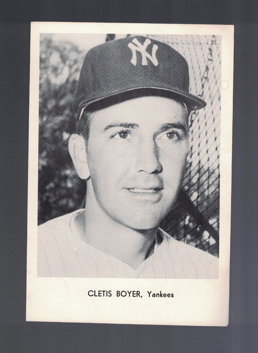 Clete Boyer 1960's New York Yankees 5x7 Picture Pack Photo Poster painting