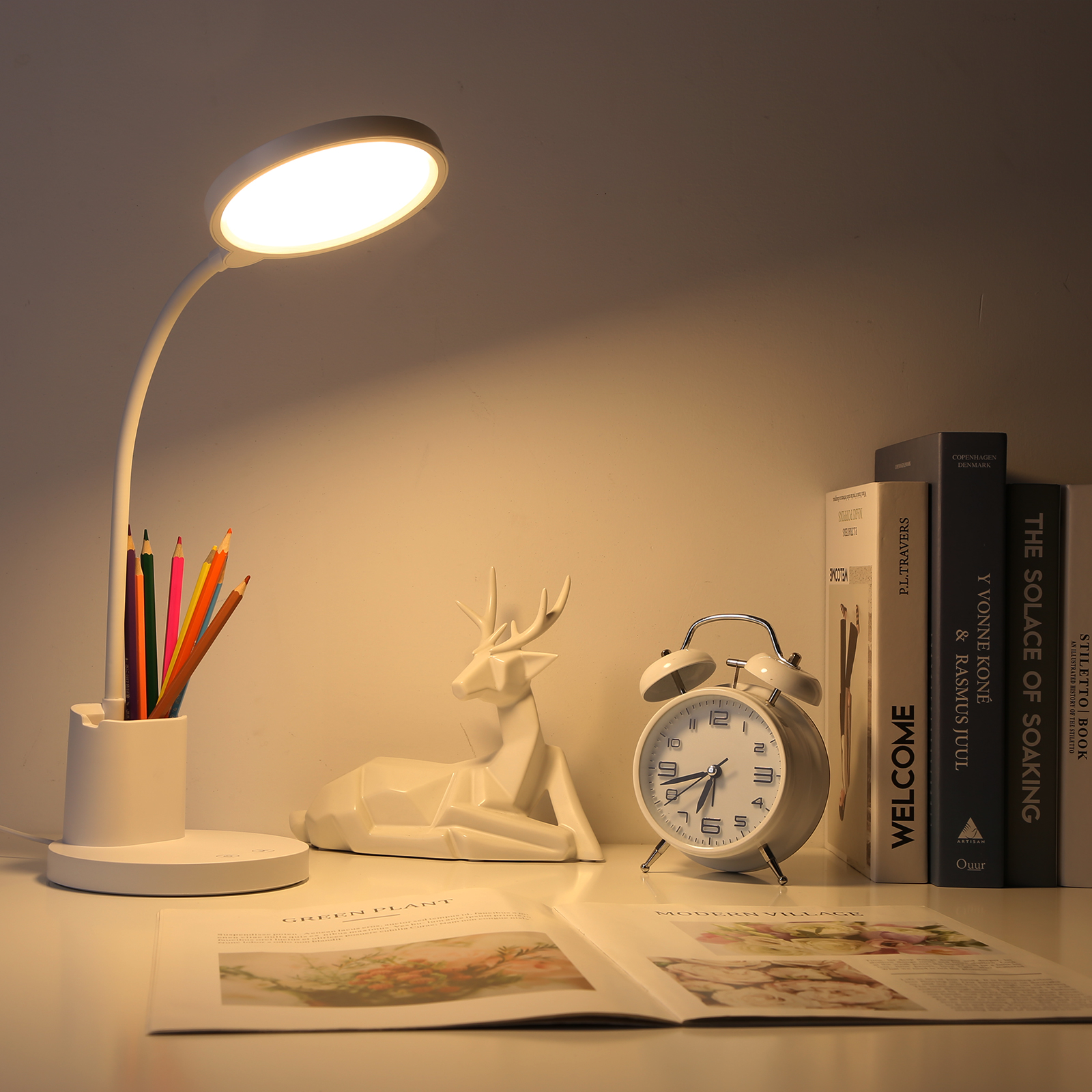 

LED Touch Control 3 Color Modes with Stepless Dimmable Night Light, 501 Original