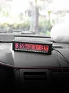 3 In 1 Mini Electronic Car Clock Car Inside Outside Thermometer Voltage Monitor