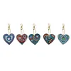 5pcs DIY Full Special Shaped Love Heart Diamond Painting Keychain Pendant