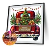 Diamond Painting-DIY Full Round Drill Christmas Car(40*40 CM)