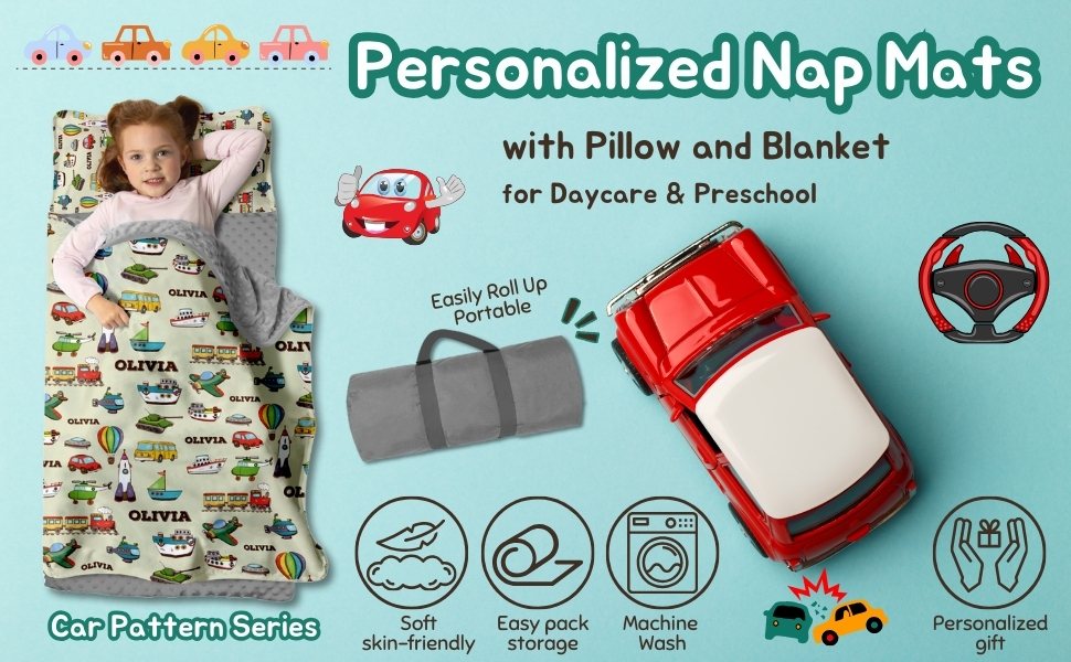 Toddler Nap Mat Car