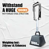 Carabiner Multitool with Pocket Knives, 8-in-1 EDC Carabiners, Serrated Knife, Rope Cutter, Screwdriver, Can Bottle Opener, Ruler, Folding Knife for Camping Hiking