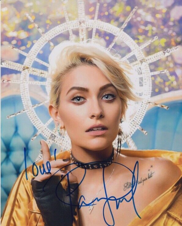 Paris Jackson signed 8x10 Photo Poster painting COA