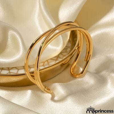 Minimalist Stainless Steel Cuff Bracelet