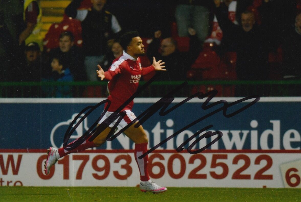 CHARLTON ATHLETIC HAND SIGNED NICKY AJOSE 6X4 Photo Poster painting.