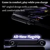 Side-Mounted Phone Charger, 2-in-1 Hidden Stand Charging Cable, 240W Fast Charging Cable with Built-in Phone Stand. Compatible with iPhone 15 and later models, Samsung phones and tablets (C-to-C charging port).