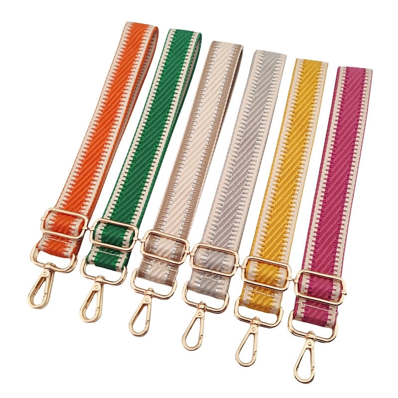 Polyester Cotton Solid Color Bag Strap