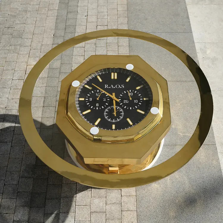 Luxury clock sculptures, clock art installations