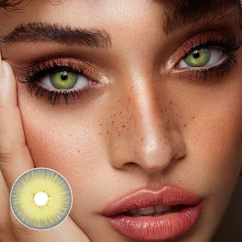 New York Grey Natural Colored Contact Lenses Yearly