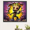 Groot Wall Marvel-Full Round Diamond Painting 40*35CM